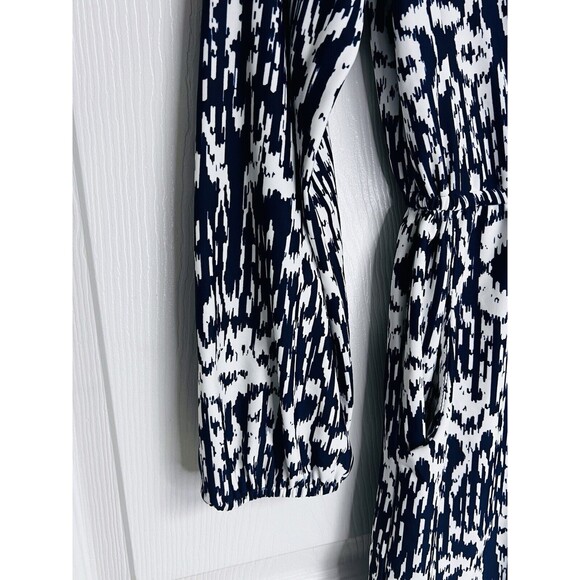 Jude Connally Romper Size XS Blue White Long Sleeve Pockets - Picture 4 of 10